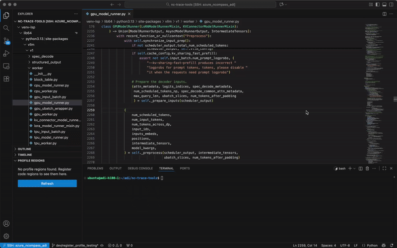 Adding a tracepoint demo
